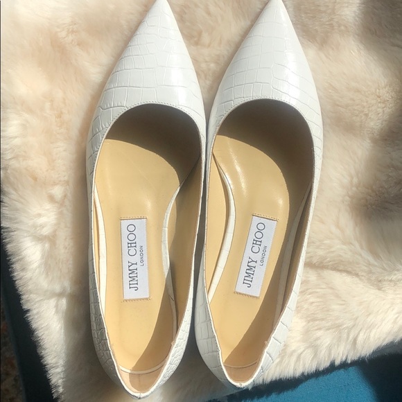 Jimmy Choo Shoes - Jimmy Choo Leather Flat